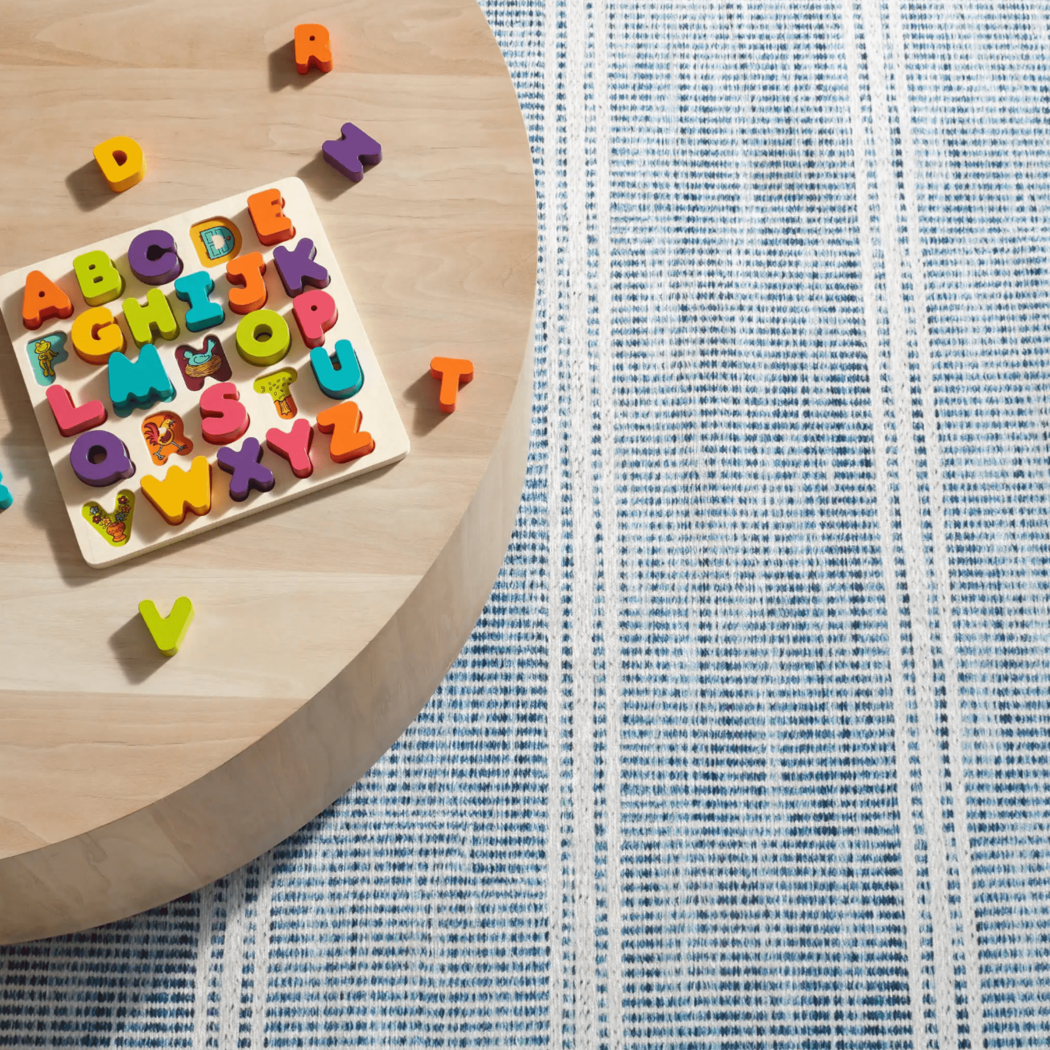 Malta Machine Washable Rug - Blue - Our Boat House