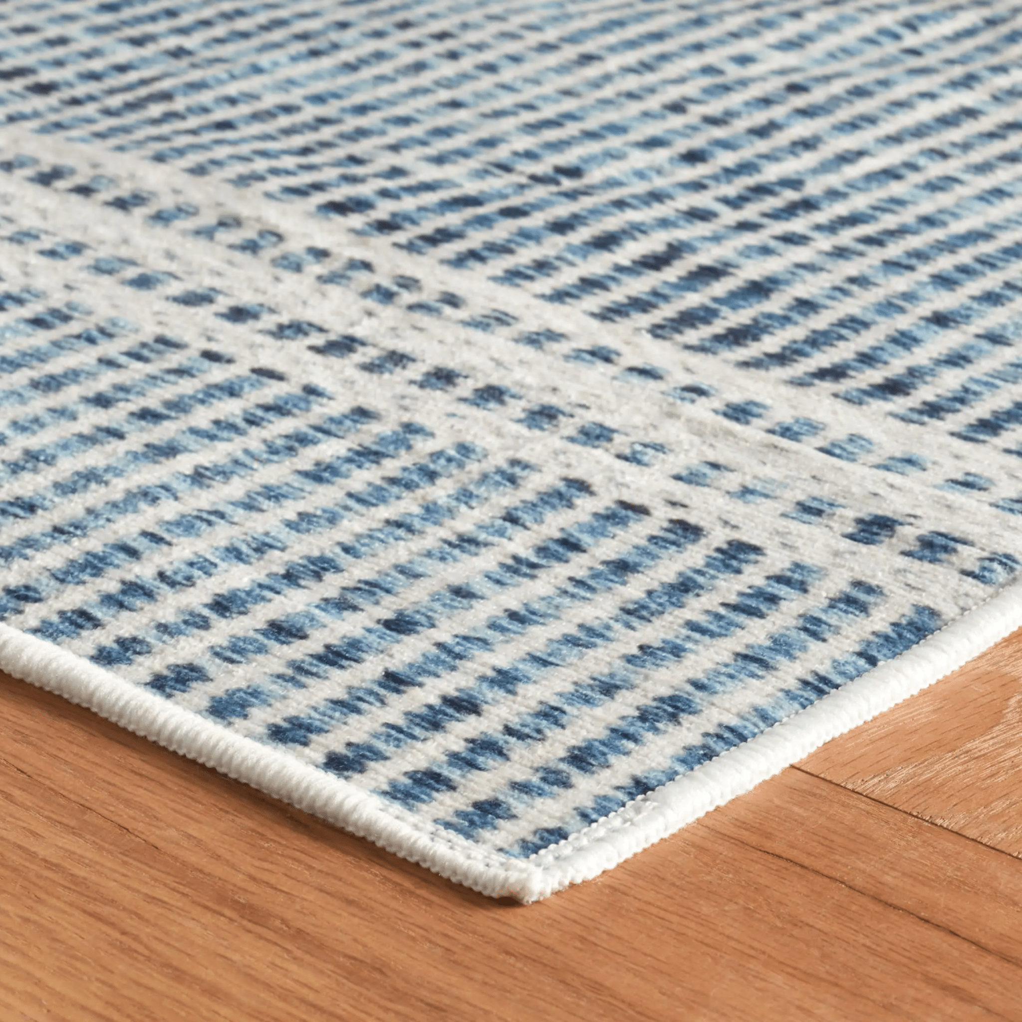 Malta Machine Washable Rug - Blue - Our Boat House