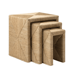 Marina Seagrass Nesting Tables - Our Boat House