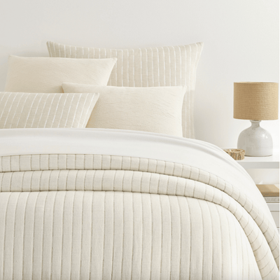 Marino Natural/Ivory Matelasse Coverlet - Our Boat House