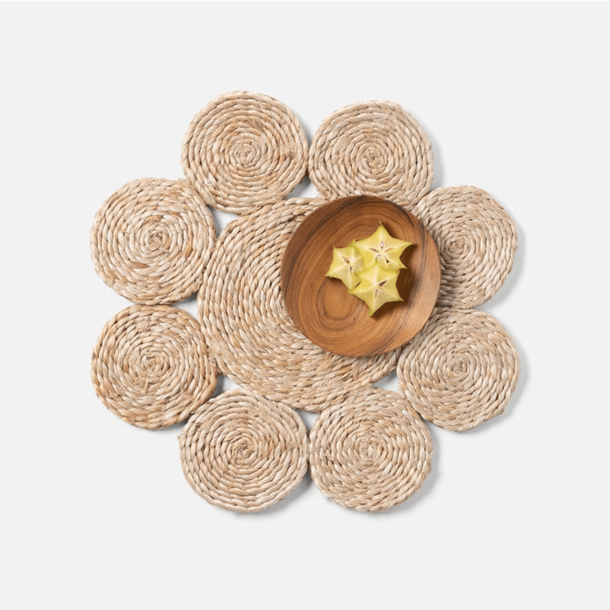 Marisol Natural Placemat Set - coastal inspired home furnishing