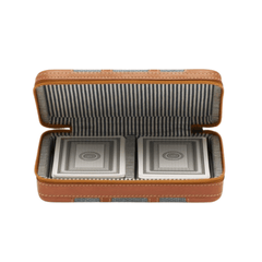 Marlow Leather Playing Card Box Set s/2 - Our Boat House