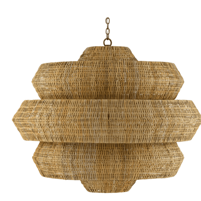 Marseille Rattan Chandelier - Two Sizes - Our Boat House