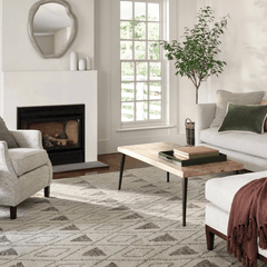 Masinissa Hand Knotted Wool Rug - Natural - Our Boat House