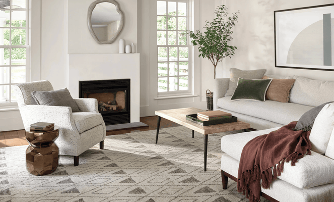 Masinissa Natural Hand Knotted Wool Rug - Our Boat House