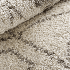 Masinissa Hand Knotted Wool Rug - Natural - Our Boat House