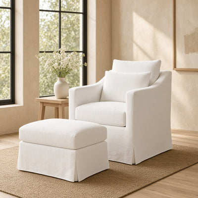 Maui Deluxe Slipcovered Chair - Our Boat House