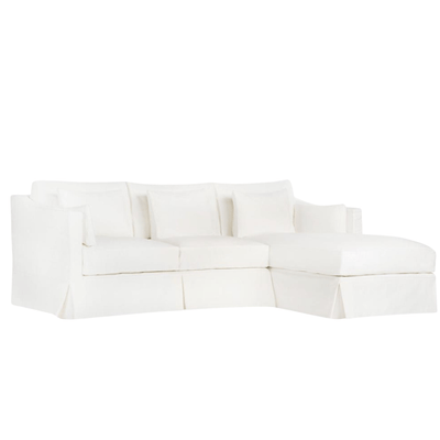 Maui Deluxe Two - Piece Slipcovered RAF Sectional - Our Boat House