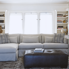 Maui Deluxe Two - Piece Slipcovered RAF Sectional - Our Boat House