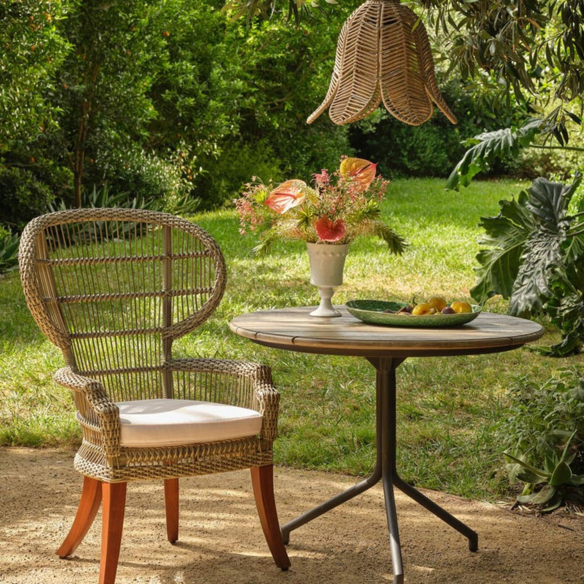 Maya Natural Pendant - Two Sizes - Our Boat House