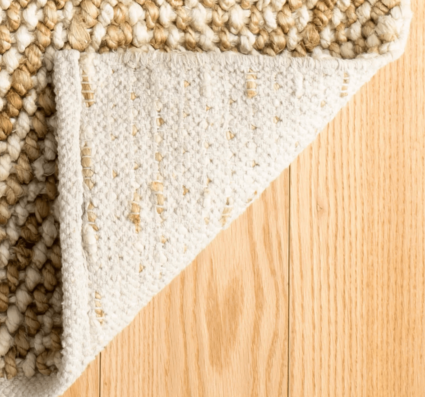 Meghan Hand Woven Jute Rug - Natural & Ivory - Our Boat House