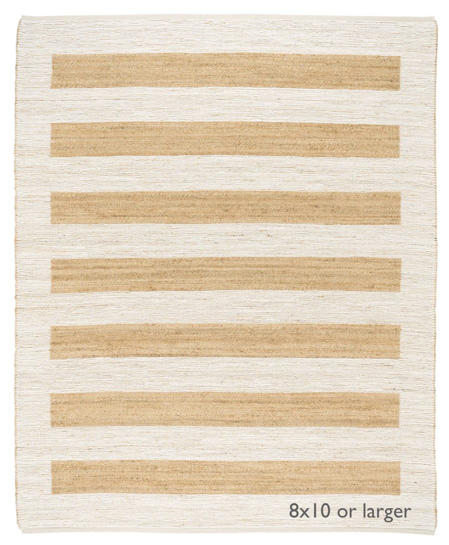 Milo Handwoven Jute & Cotton Rug - Ivory - Our Boat House