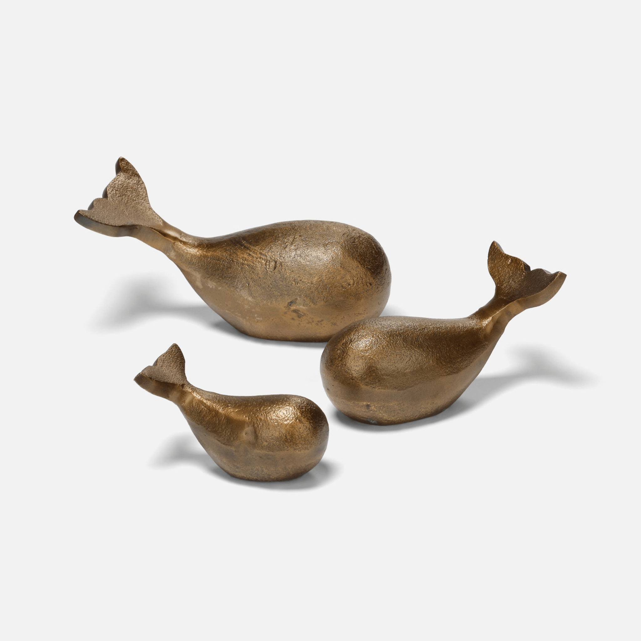Moby Brass Whale Set - Our Boat House