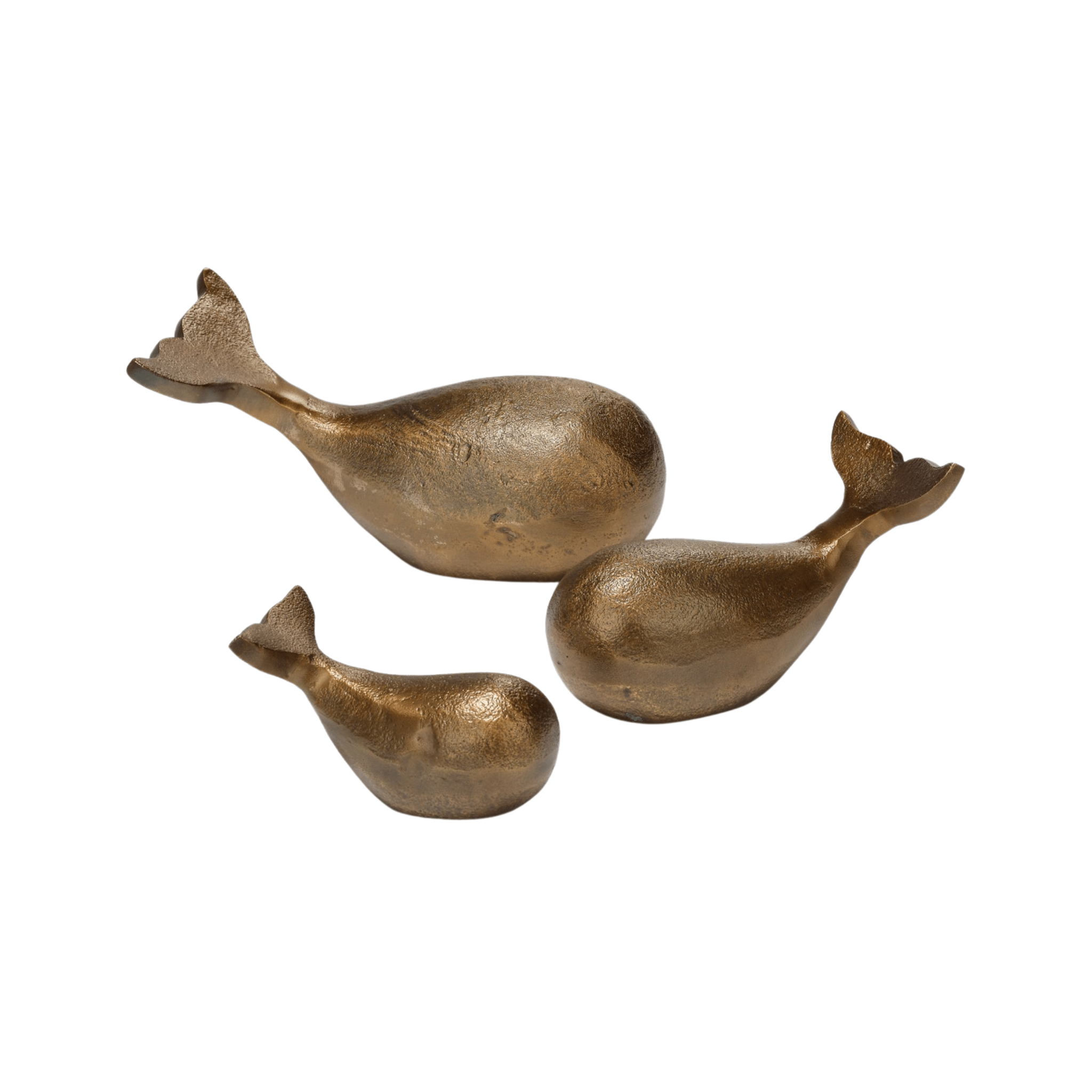 Moby Brass Whale Set - Our Boat House
