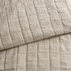 Monet Quilted Coverlet - Natural - Our Boat House
