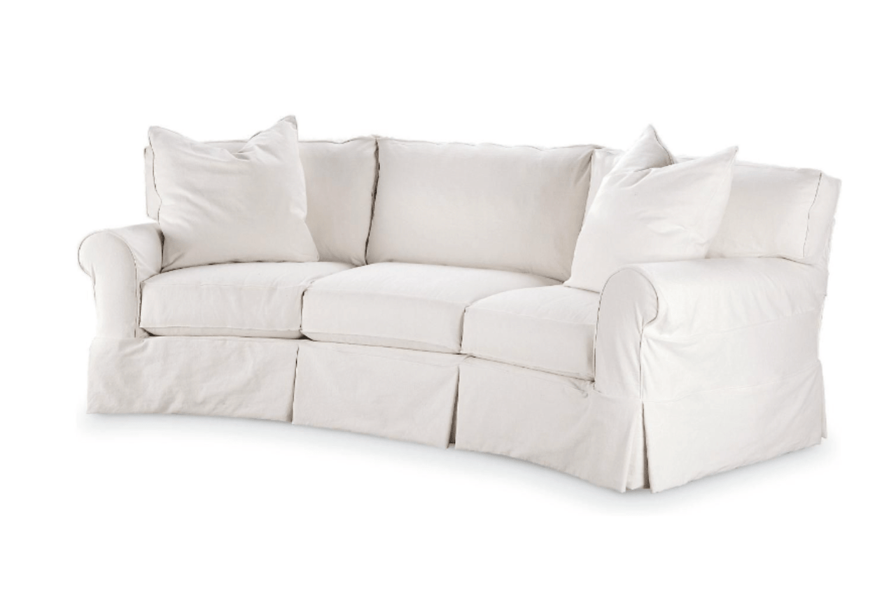 Montauk Shores Curved Slipcovered Sofa - Our Boat House