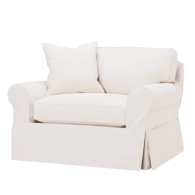 Montauk Shores Slipcovered Chair & A Half - Our Boat House