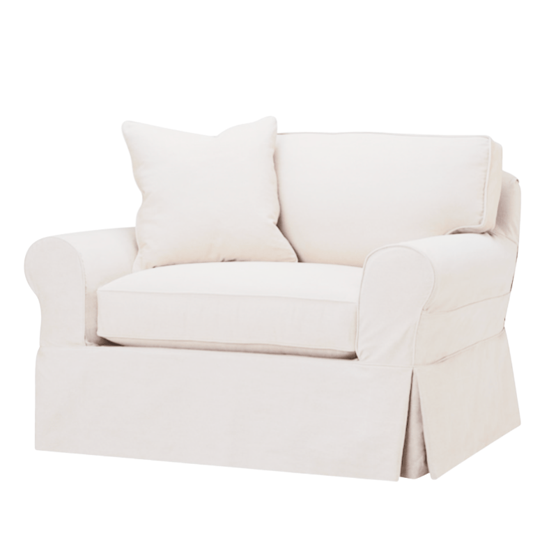 Montauk Shores Slipcovered Chair & A Half - Our Boat House