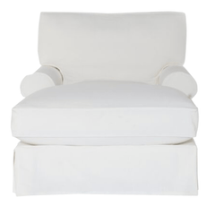 Montauk Shores Slipcovered Chaise - Our Boat House