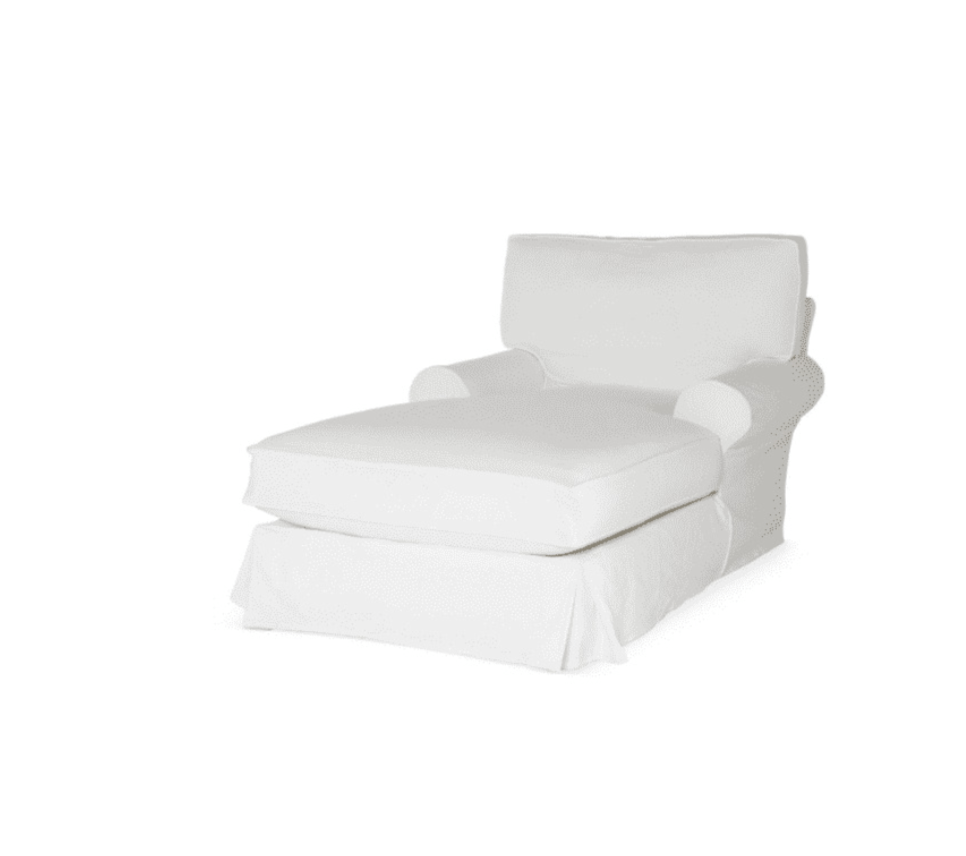 Montauk Shores Slipcovered Chaise - Our Boat House