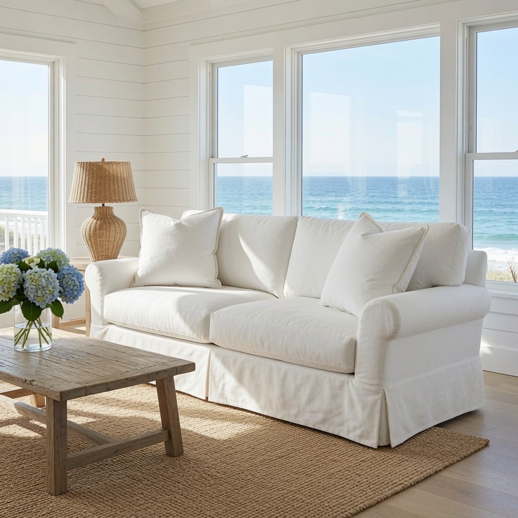 Montauk Shores Slipcovered Sofa - Our Boat House