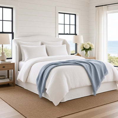 Montauk Slipcovered Bed - Our Boat House