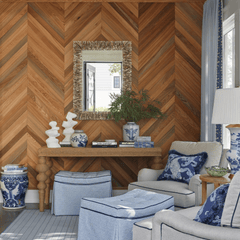 Montego Stacked Oyster Shell Mirror - Our Boat House