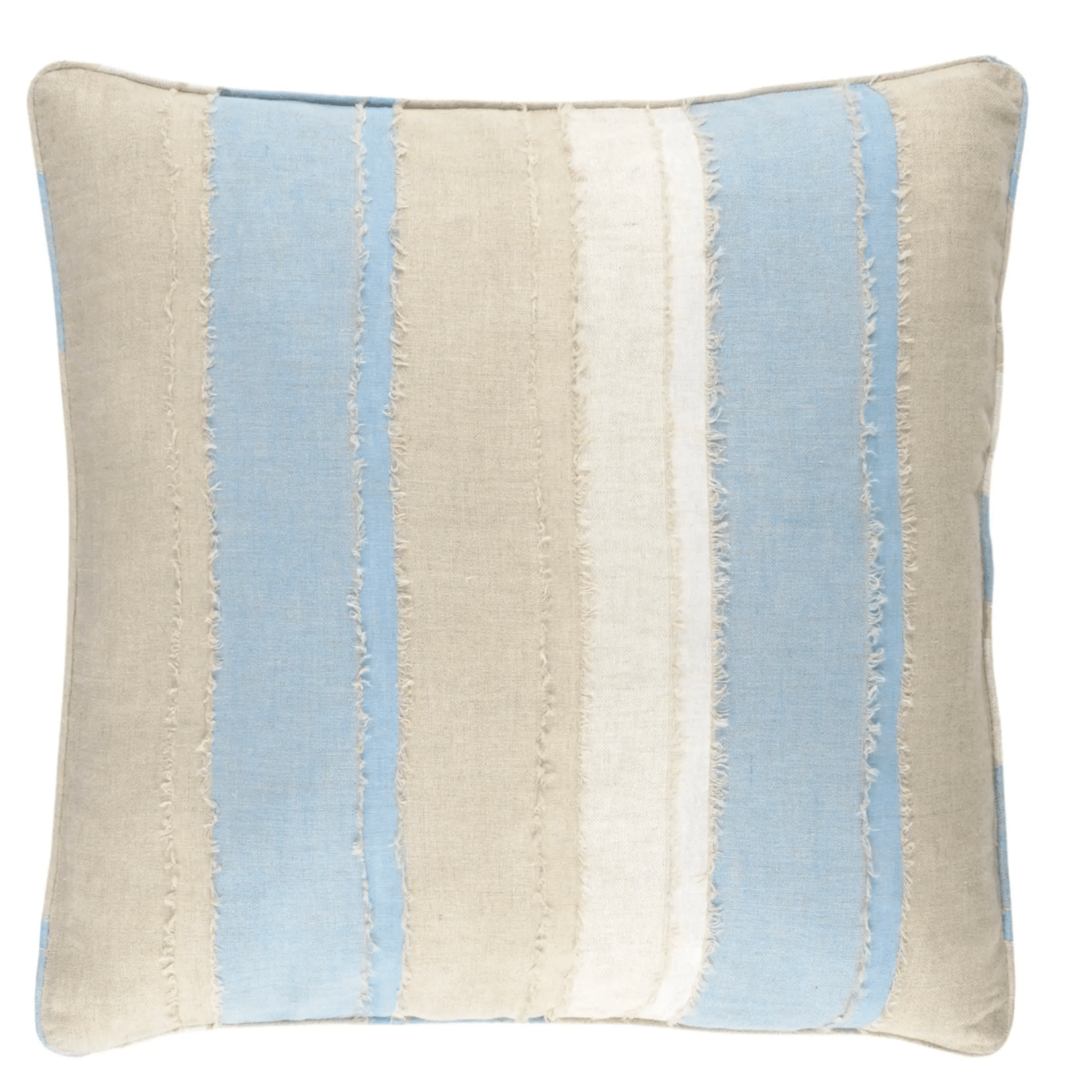 Moon Hills Linen Sham - Lapis & Tan - Our Boat House