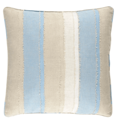 Moon Hills Linen Sham - Lapis & Tan - Our Boat House