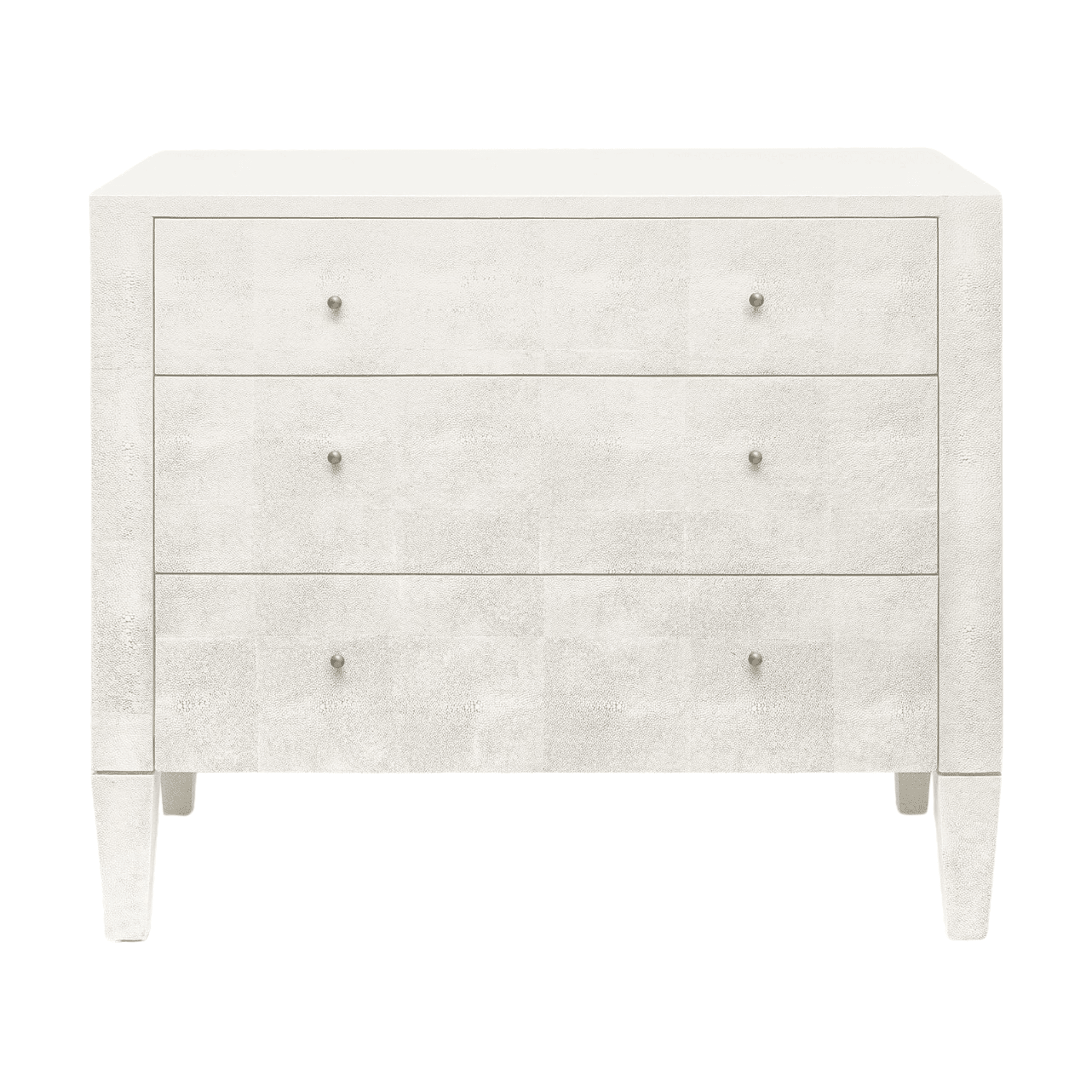 Moonstone Bay Vintage Shagreen Chest- French Gray - Our Boat House