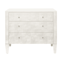 Moonstone Bay Vintage Shagreen Chest- French Gray - Our Boat House