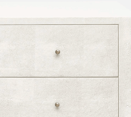 Moonstone Bay Vintage Shagreen Petite Dresser - Vintage White - Our Boat House