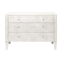 Moonstone Bay Vintage Shagreen Petite Dresser- Vintage White - Our Boat House