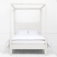 Moonstone Bay Shagreen Bed - Vintage White