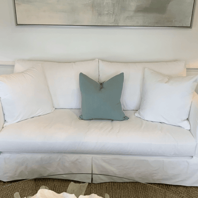 Morada Bay Slipcovered Bench Seat Sofa - Our Boat House