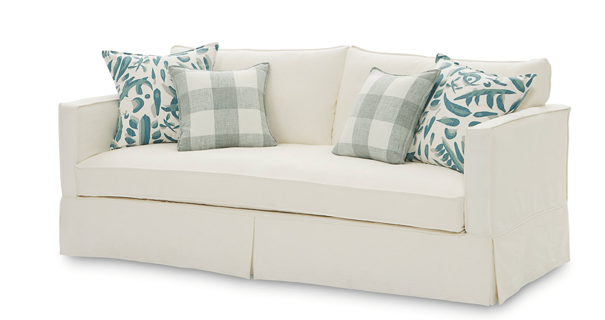 Morada Bay Slipcovered Grande Sofa - coastal inspired home furnishing