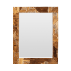 Muriel Teak Mirror - Our Boat House