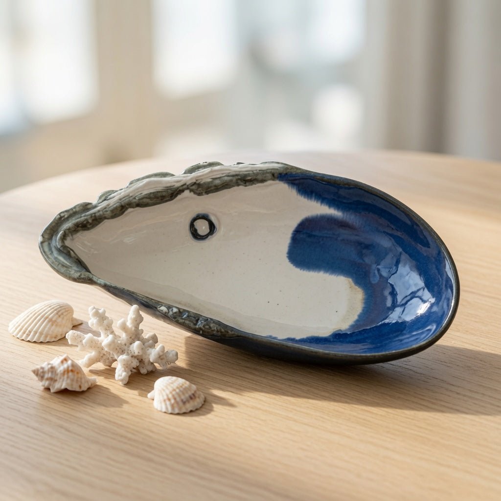 Mussel Shell Bowl -Medium - Our Boat House