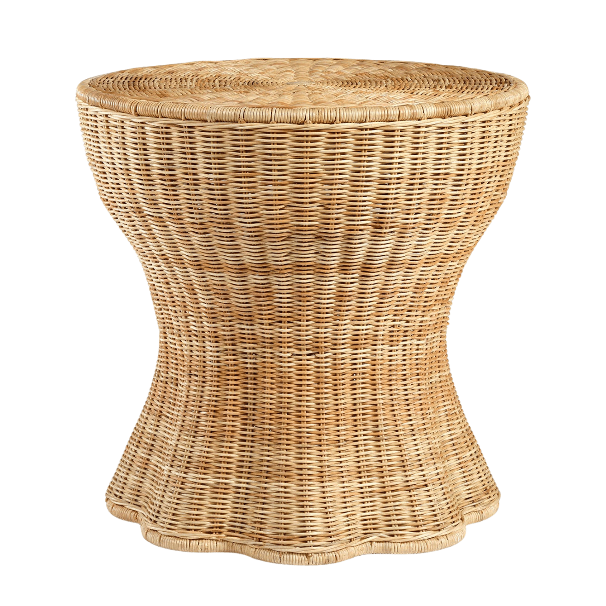 Nags Head Rattan Side Table - Our Boat House