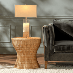 Nags Head Rattan Side Table - Our Boat House