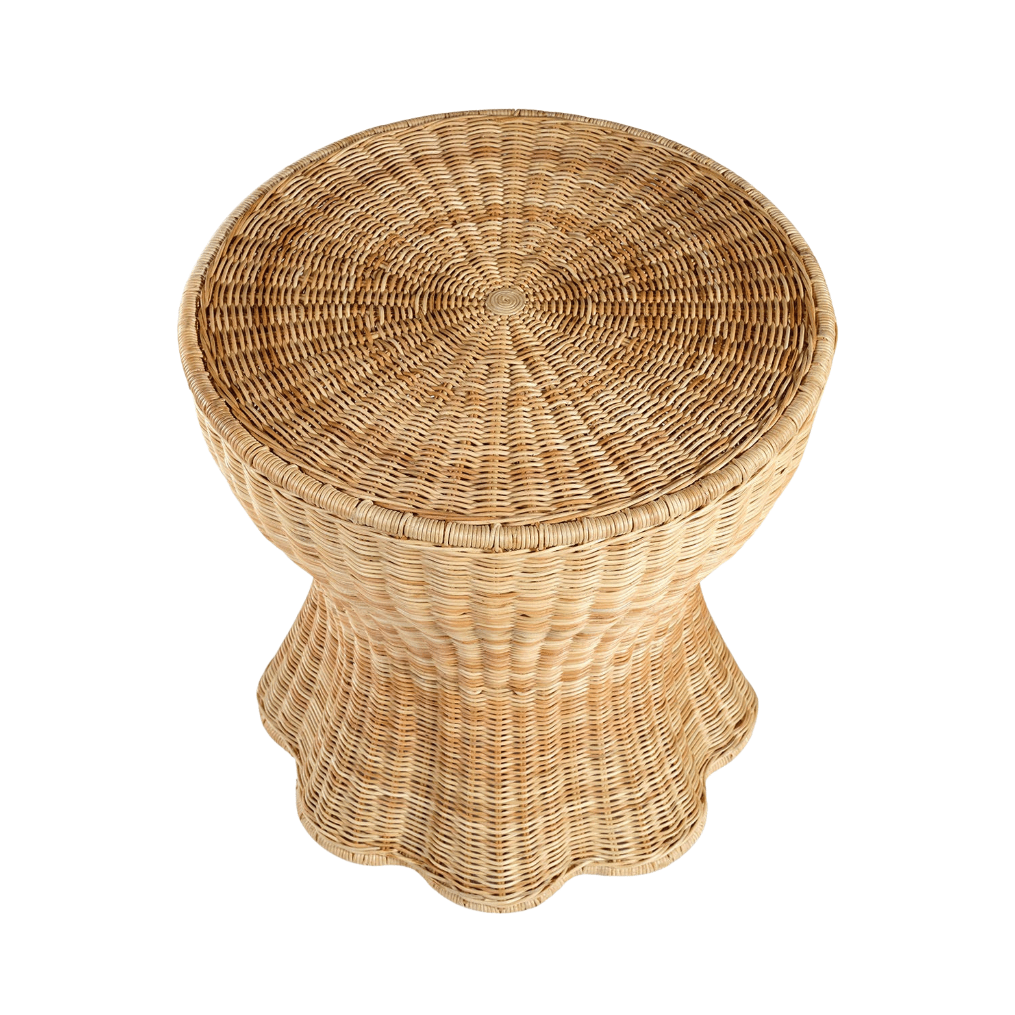 Nags Head Rattan Side Table - Our Boat House