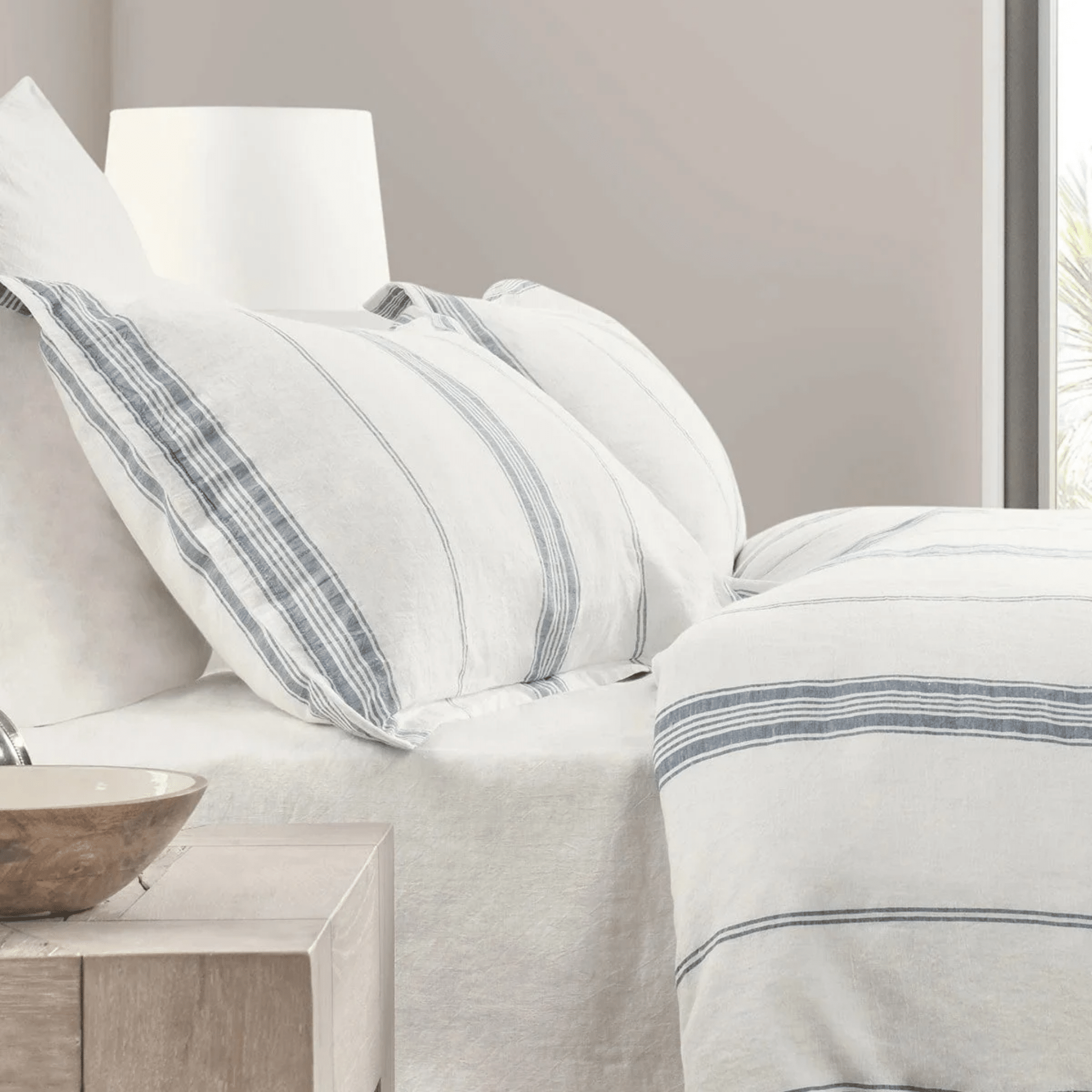 Nantucket Linen Cashmere Bedding - Our Boat House