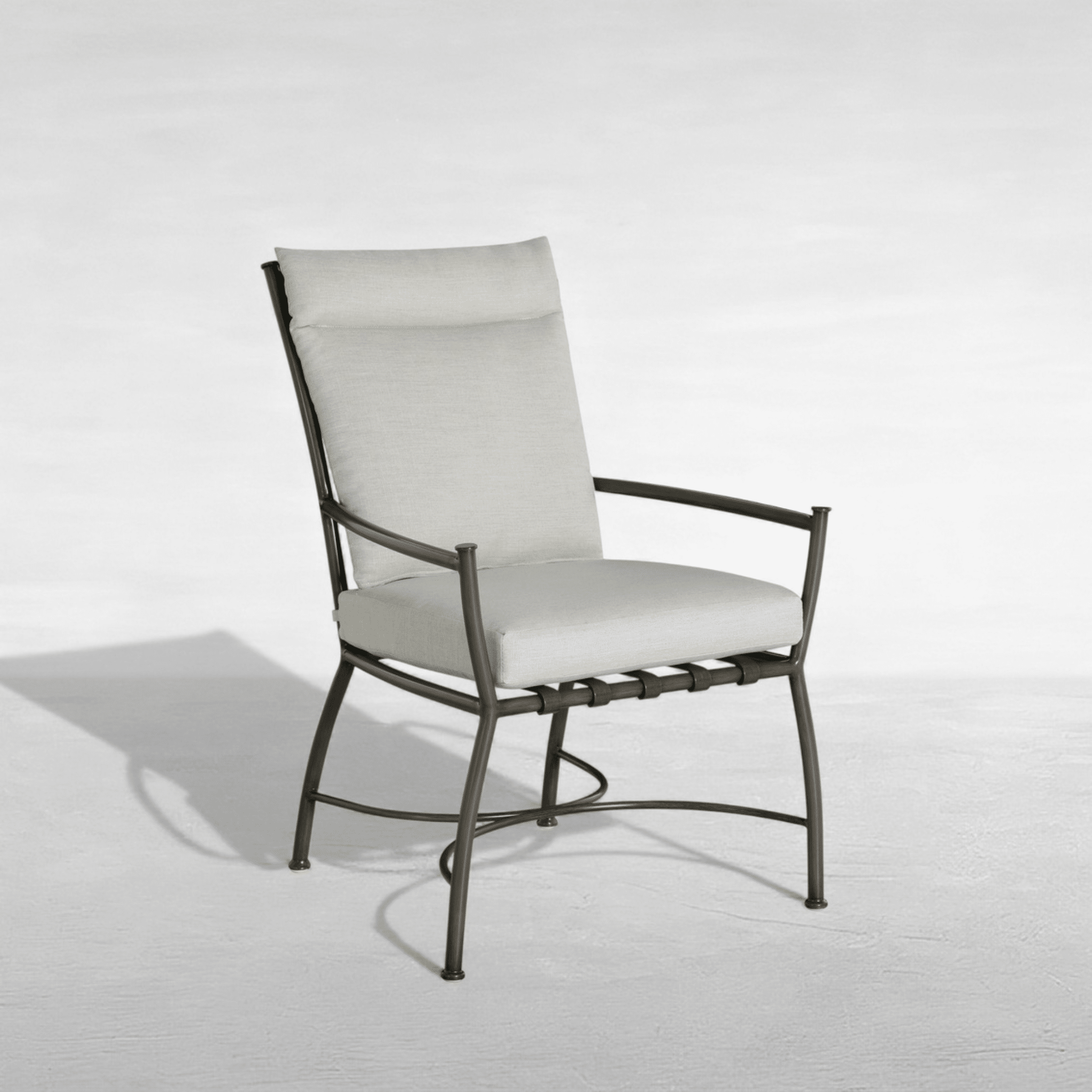 Naples Aluminum Dining Arm Chair - Our Boat House