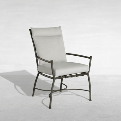 Naples Aluminum Dining Arm Chair - Our Boat House