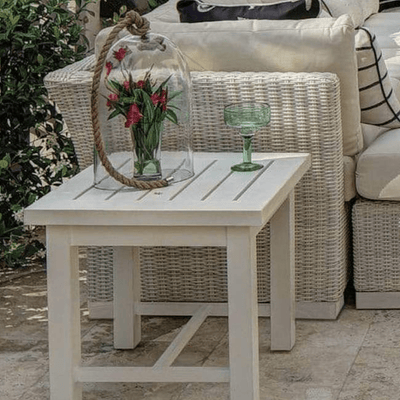 Narragansett Aluminum Outdoor Side Table - Our Boat House