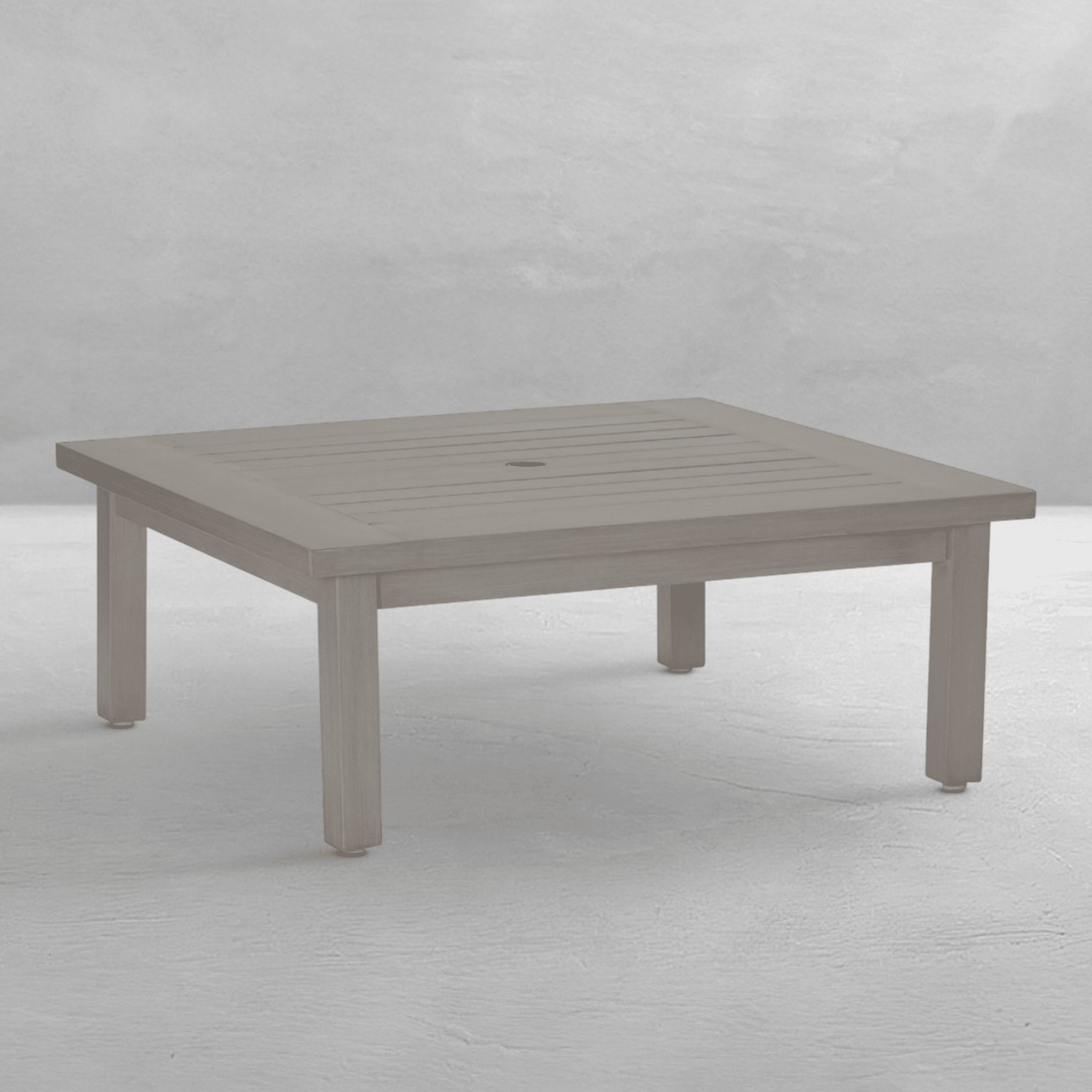 Narragansett Aluminum Outdoor Square Coffee Table - Our Boat House