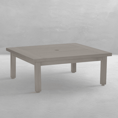 Narragansett Aluminum Outdoor Square Coffee Table - Our Boat House