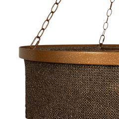 Nashua Coco Bead Oval Chandelier - Bronze & Gold - Our Boat House