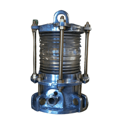 Nautical 4 - Post Aluminum Nautical Piling Light with Brass Bolts - Our Boat House