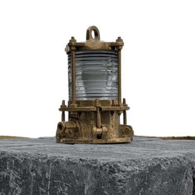 Nautical 4 - Post Solid Cast Brass Piling Light - Our Boat House